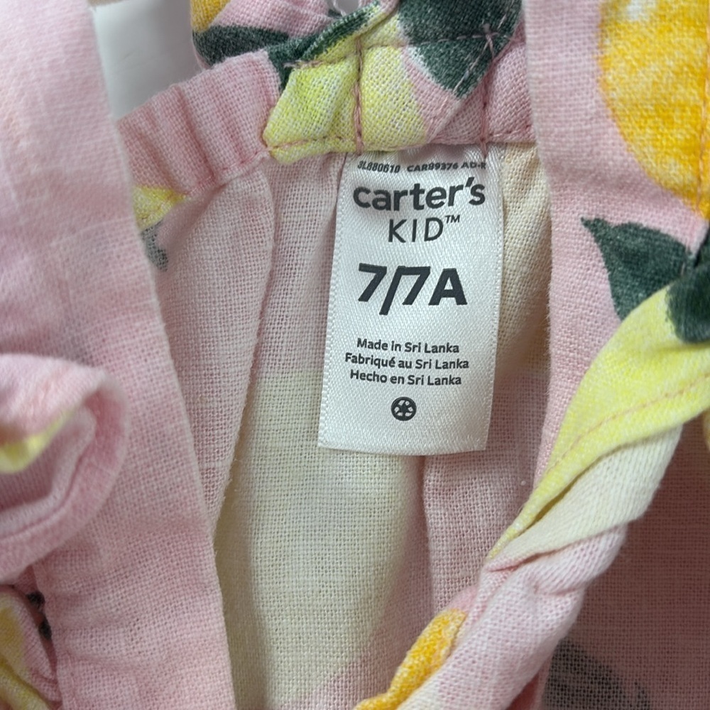 Bundle/ lot of 5— Pink and Blue tops- shorts - dresses 6/7 - Picture 3 of 12